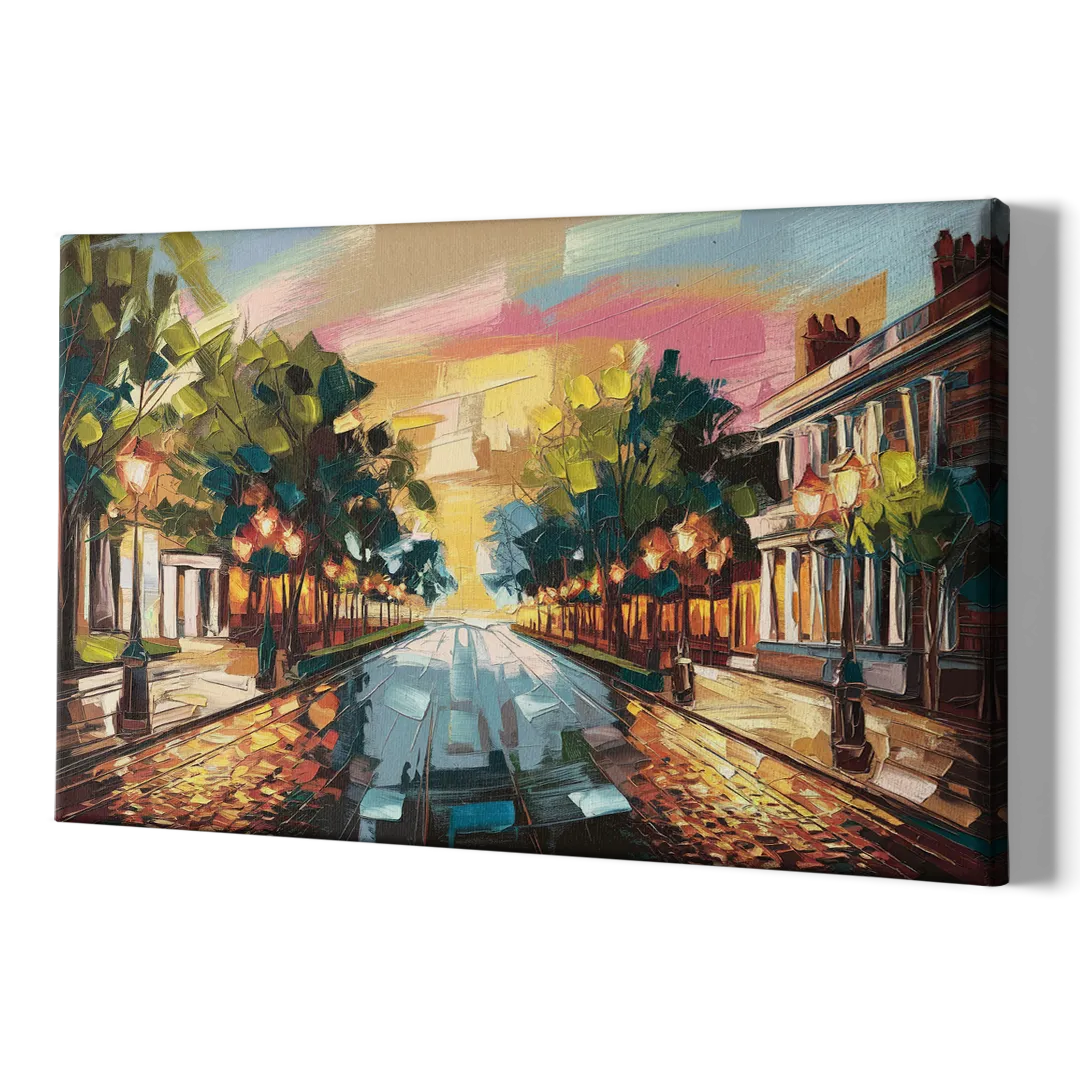 Richmond Monument Avenue - Canvas Print Art Sides