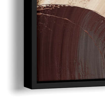 Santa Fe Desert Sunrise - Close-Up Black Frame Canvas