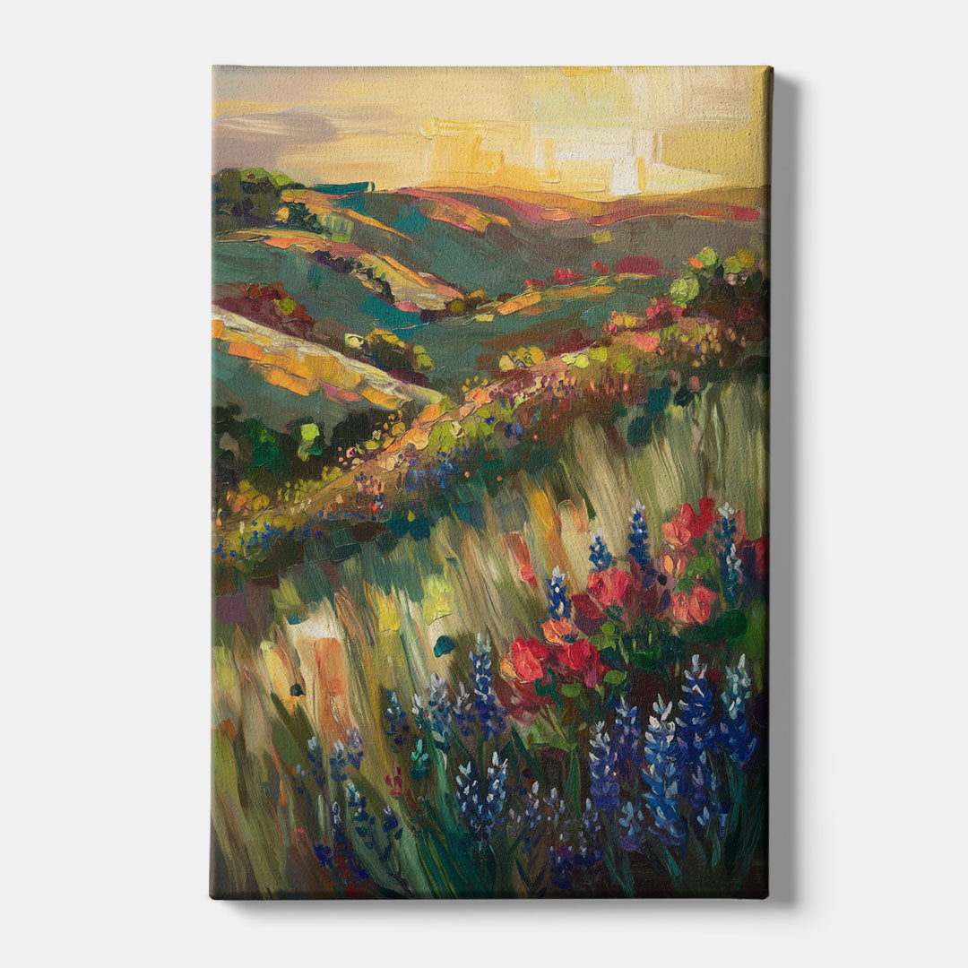 Austin Texas Hill Country Landscape - Canvas Wall Art