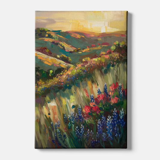 Austin Texas Hill Country Landscape - Canvas Wall Art