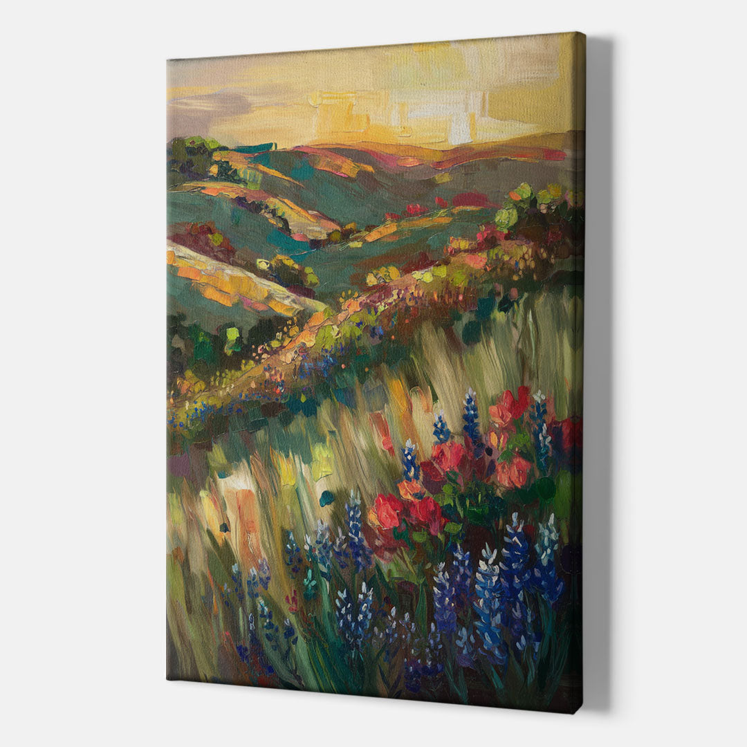 Austin Texas Hill Country Landscape - Canvas Wall Art Indoor