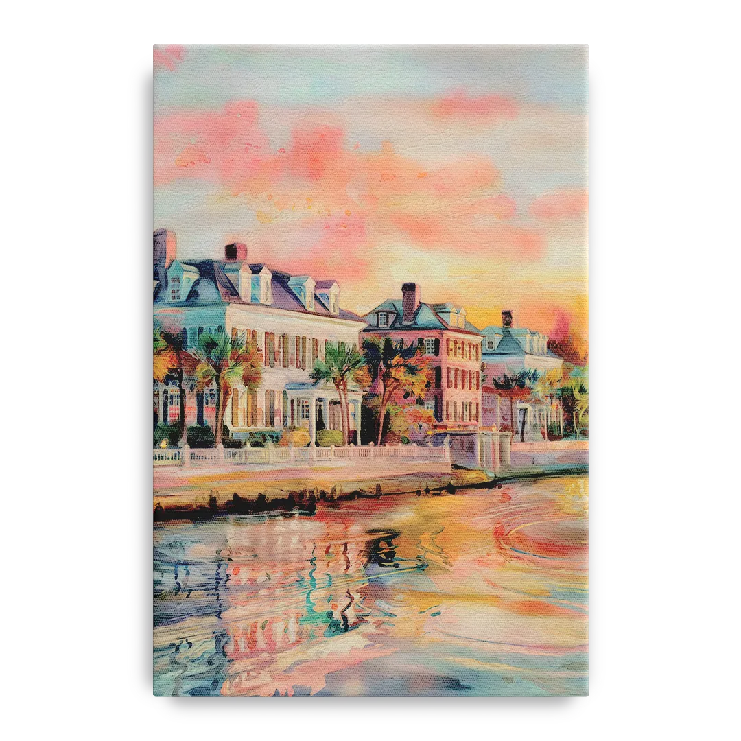 Charleston Battery District - Canvas Wall Art