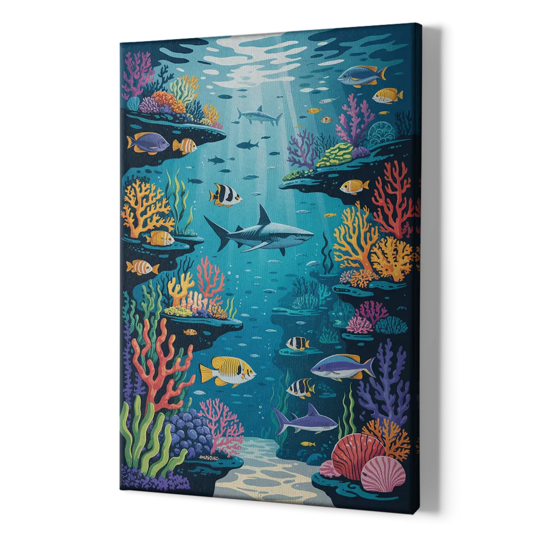 Vancouver Aquarium Life - Canvas Print Art Sides
