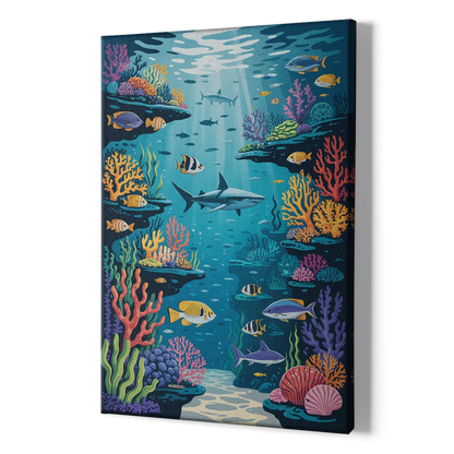 Vancouver Aquarium Life - Canvas Print Art Sides