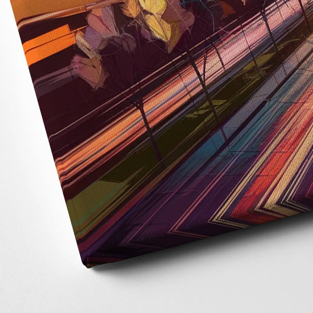 Atlanta Midtown Skyline Canvas Close Up