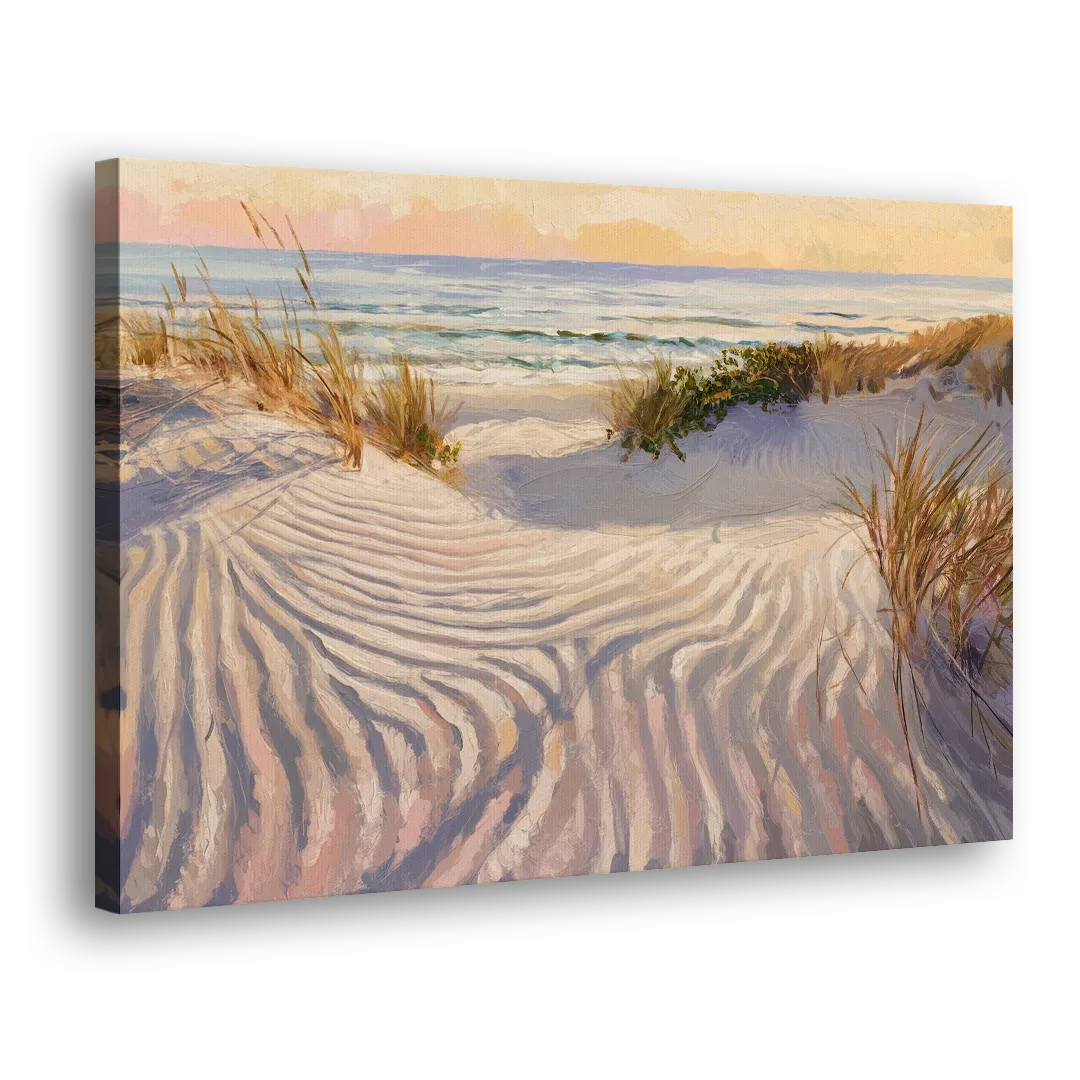 Hilton Head Island Dunes And Waves - Canvas Print Art Sides