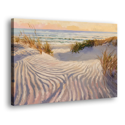 Hilton Head Island Dunes And Waves - Canvas Print Art Sides