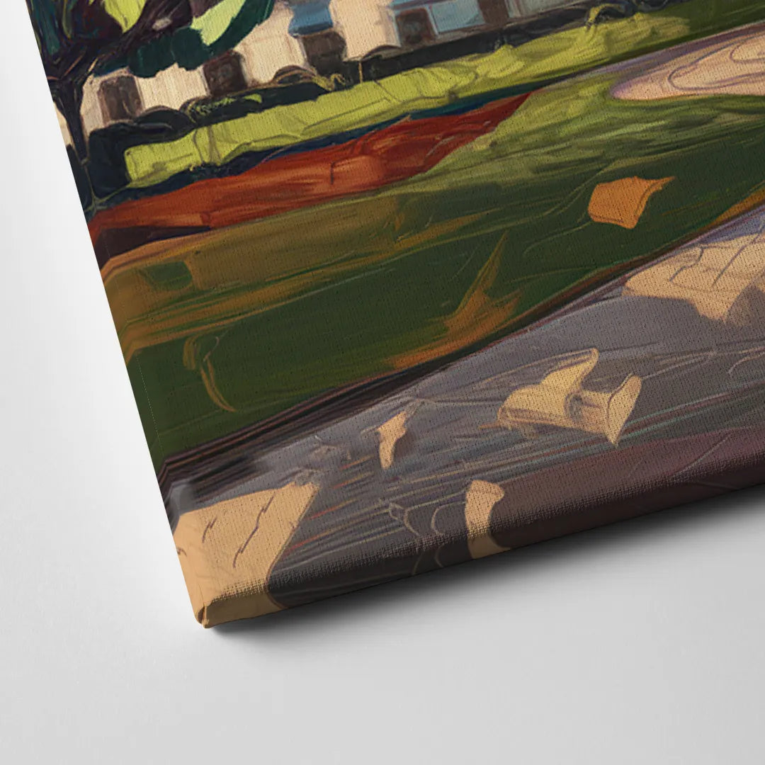 Des Moines State Capitol Canvas Close Up