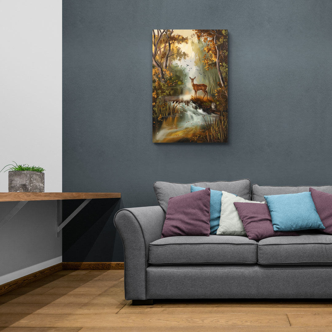 Ashland Wildlife Sanctuary - Canvas Wall Art Living Room