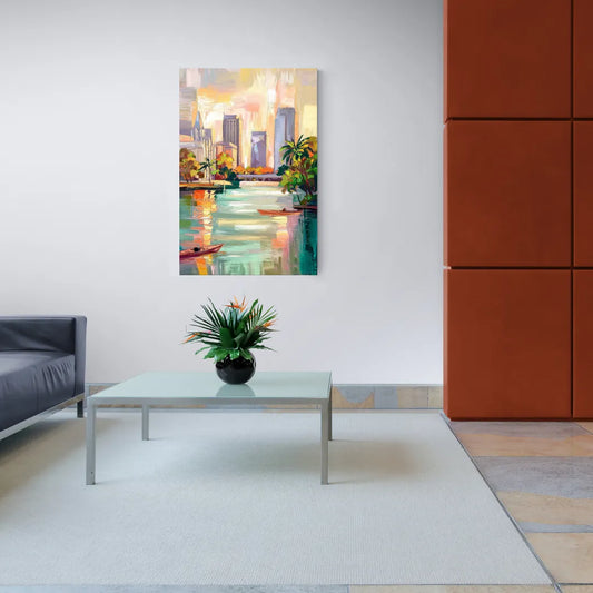 Tampa University Campus Vibes - Canvas Wall Art Living Room