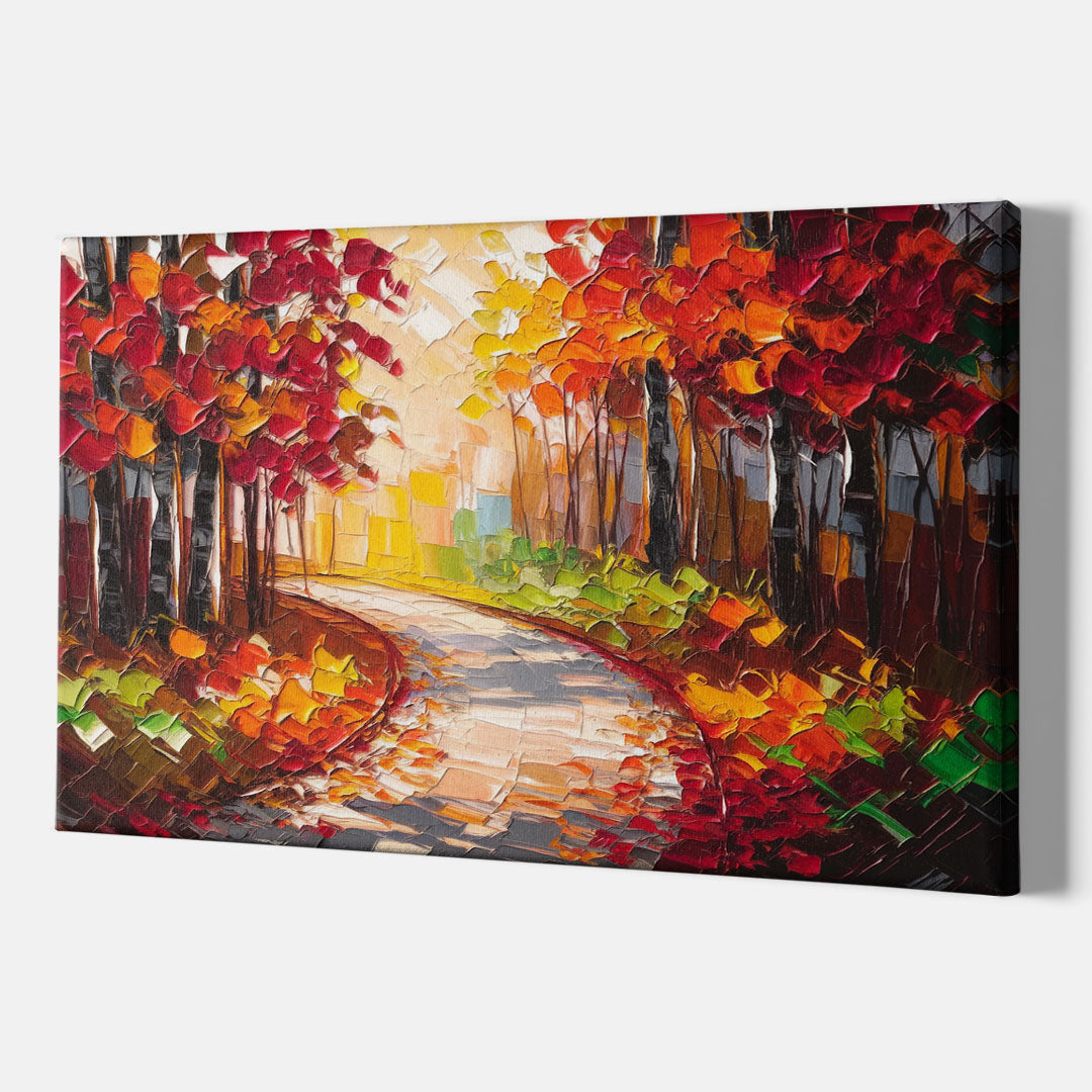 Ashland Autumn Forest - Canvas Wall Art Indoor