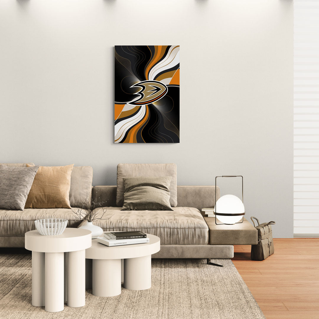 Anaheim Ducks Pride - Canvas Wall Art Living Room