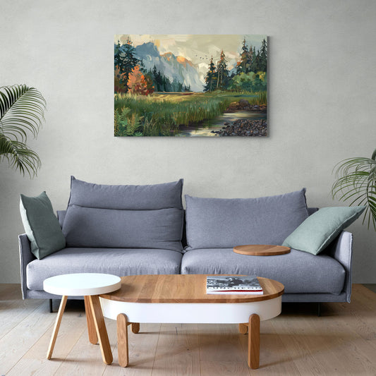Eugene Pacific Northwest Style - Canvas Wall Art Living Room