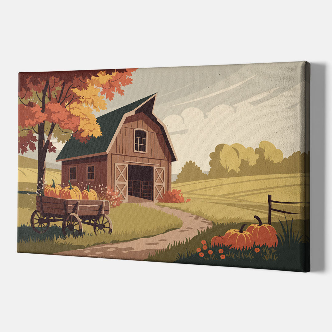 Wichita Rustic Charm - Canvas Wall Art Indoor