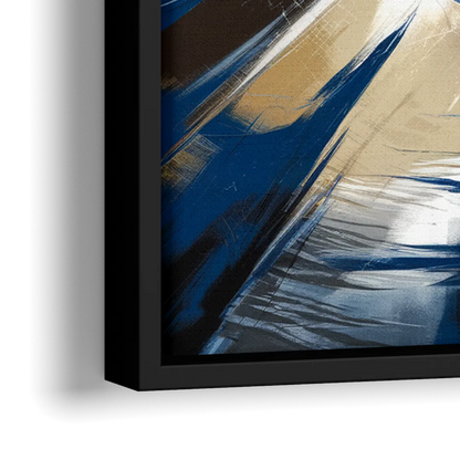 Buffalo Sabres Team Spirit - Close-Up Black Frame Canvas