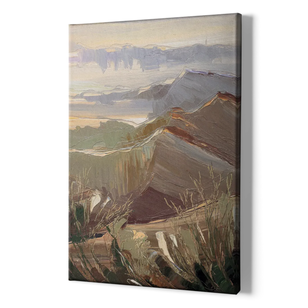 Mesa Mountain Views - Canvas Print Art Sides
