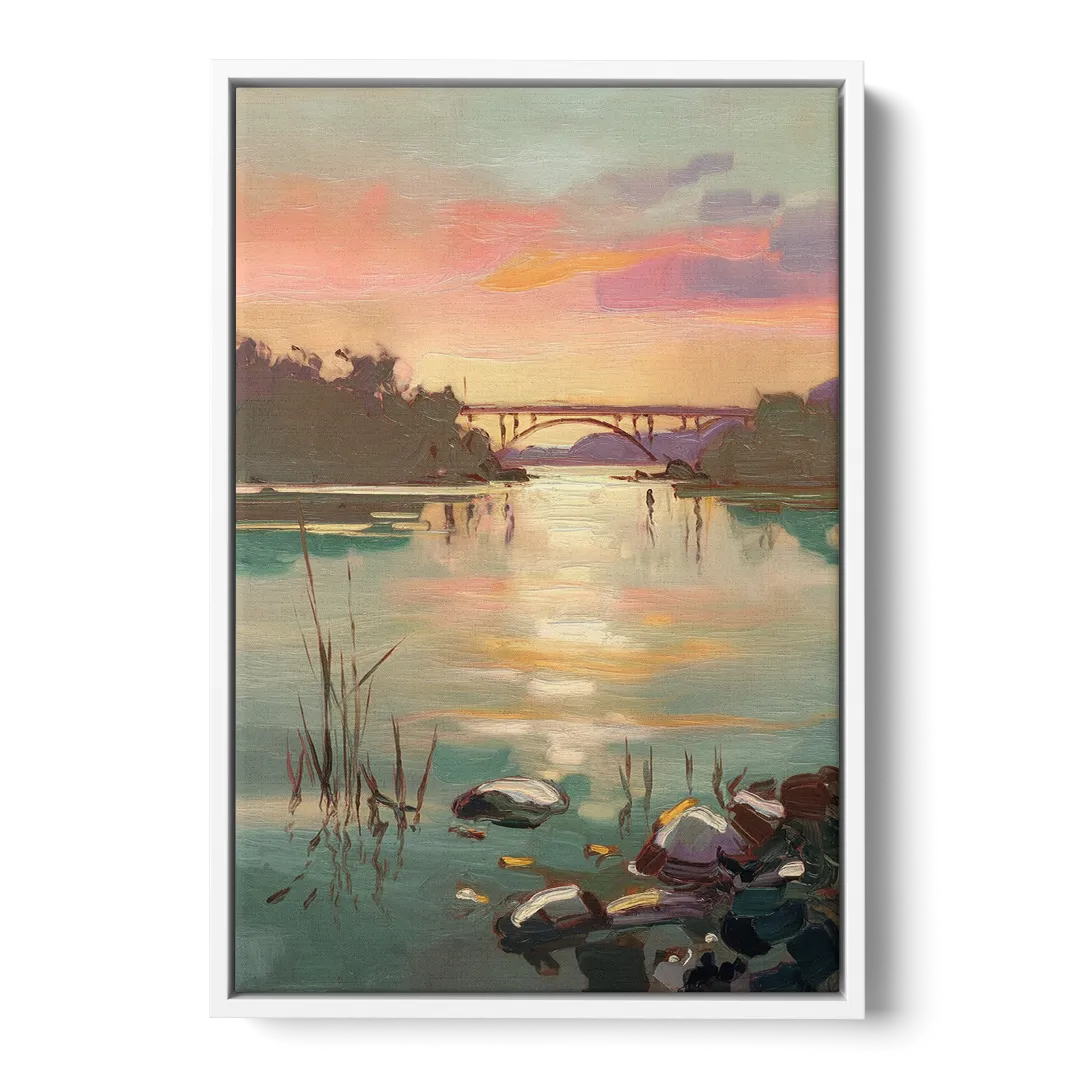 Chesapeake Bay Serenity - White Frame Canvas