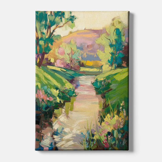 Augusta Serene Riverfront - Canvas Wall Art