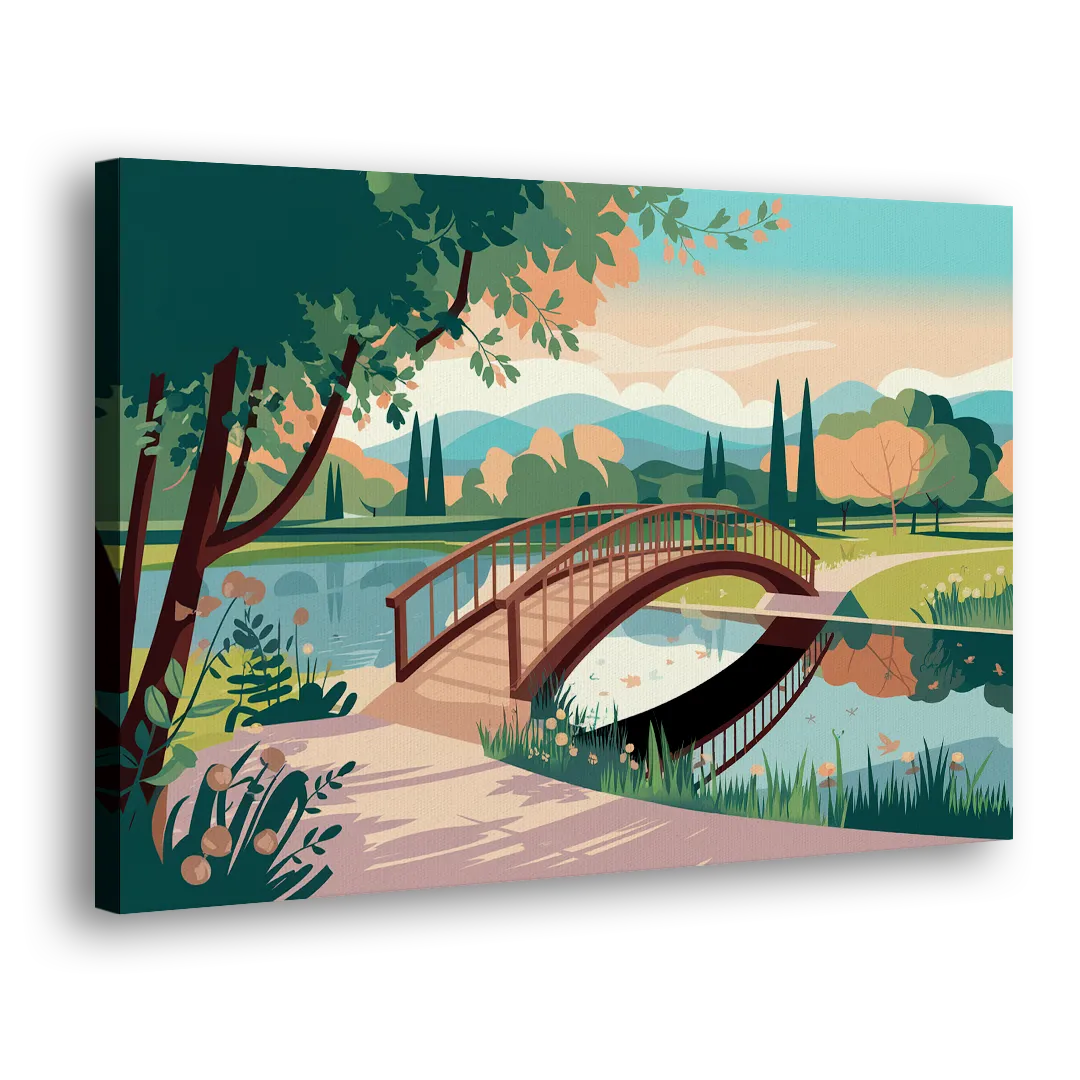 Springfield Parks And Trails - Canvas Print Art Sides