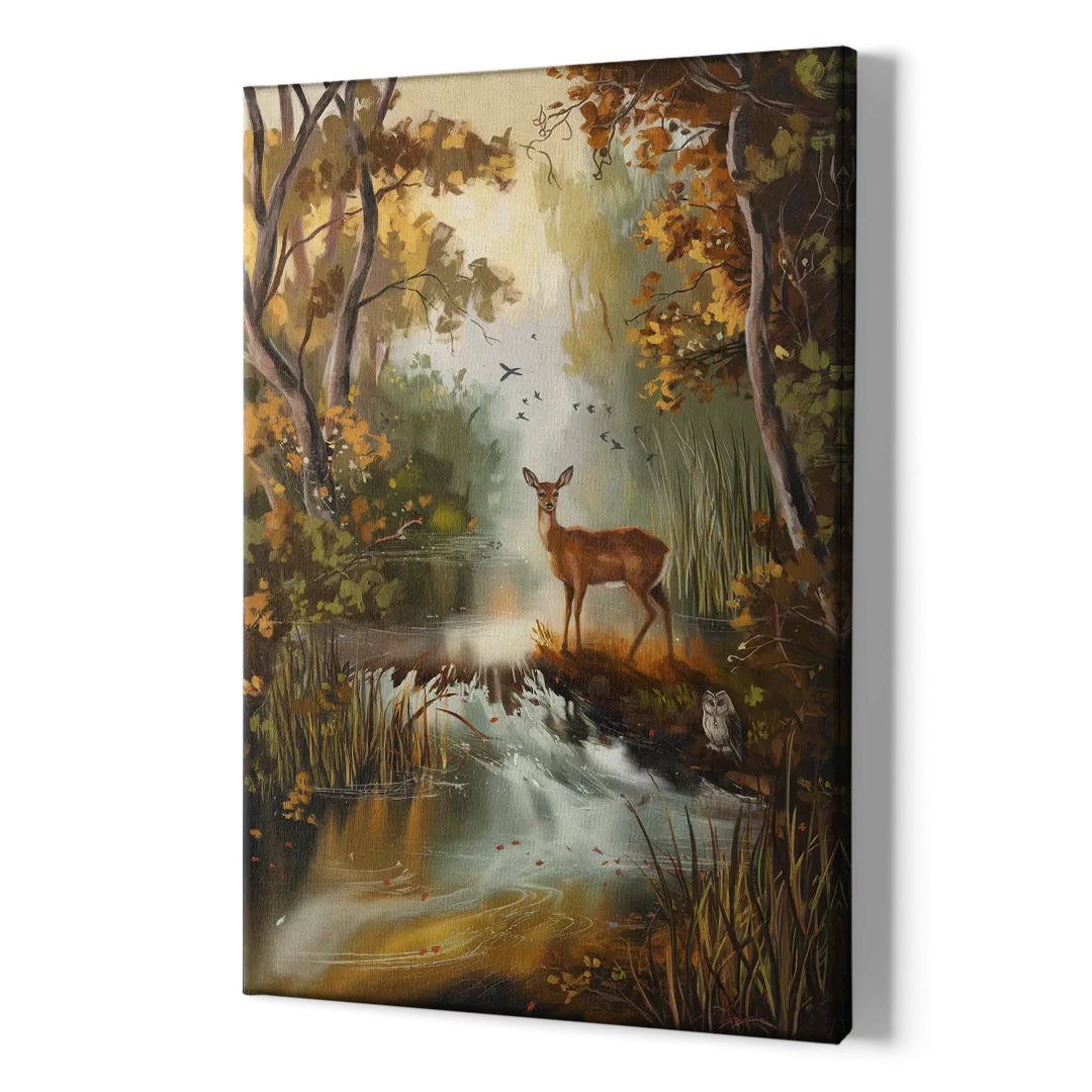 Ashland Wildlife Sanctuary - Canvas Print Art Sides