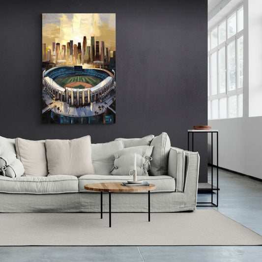 Los Angeles Dodgers Stadium - Canvas Wall Art Living Room