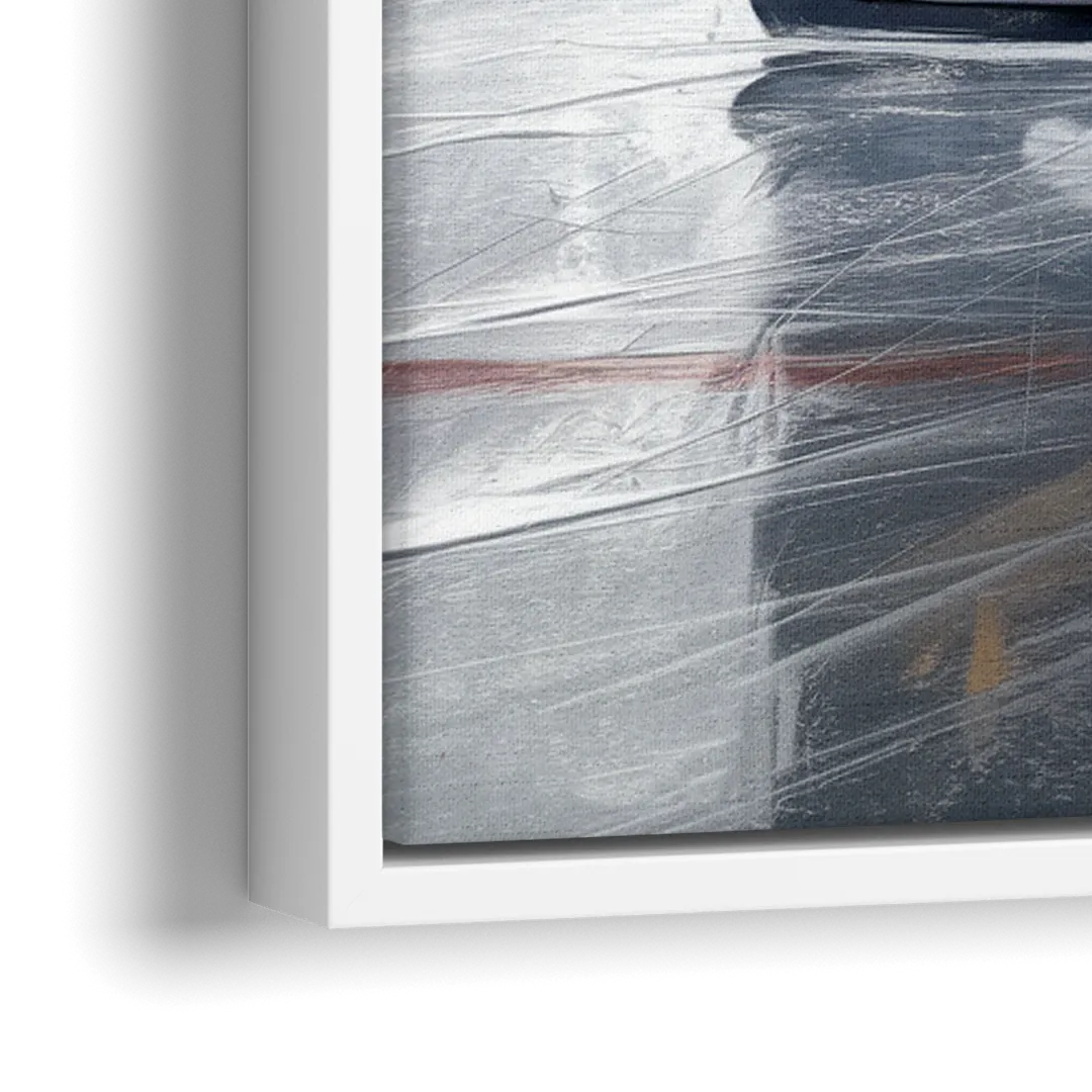 Nashville Predators Hockey Pride - Close-Up White Frame Canvas