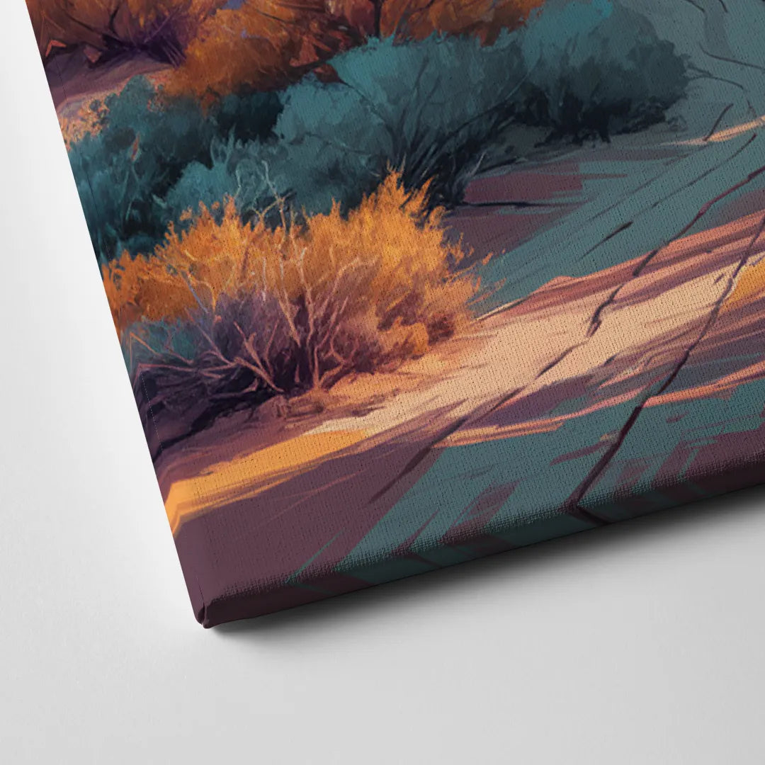 Tucson Cactus Landscape Canvas Close Up