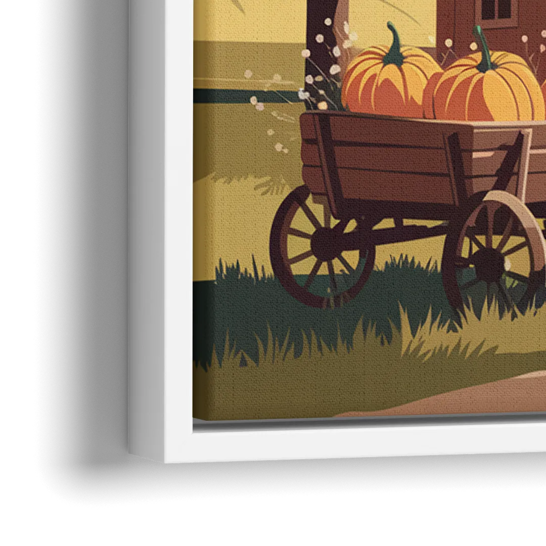 Wichita Rustic Charm - Close-Up White Frame Canvas
