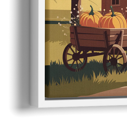 Wichita Rustic Charm - Close-Up White Frame Canvas