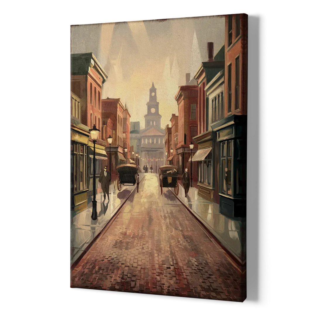 Joseph Historic Downtown - Canvas Print Art Sides