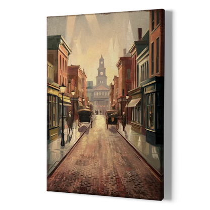 Joseph Historic Downtown - Canvas Print Art Sides
