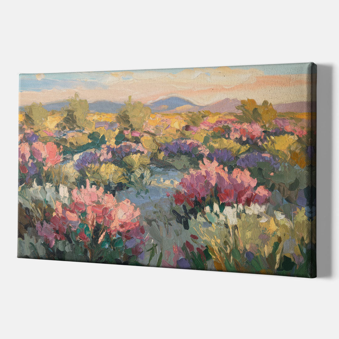 Tucson Wildflower Fields - Canvas Wall Art Indoor
