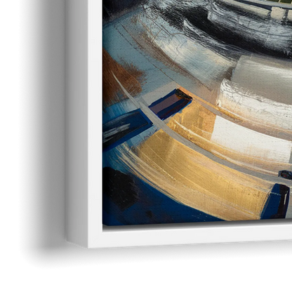 Dallas Cowboys Stadium - Close-Up White Frame Canvas