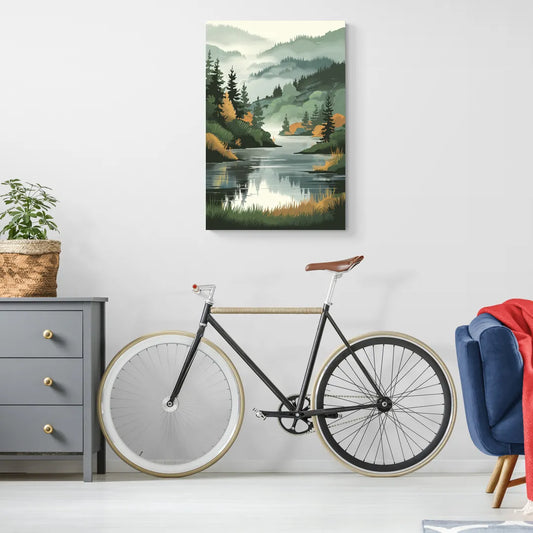 Ontario Lake Reflections - Canvas Wall Art Living Room