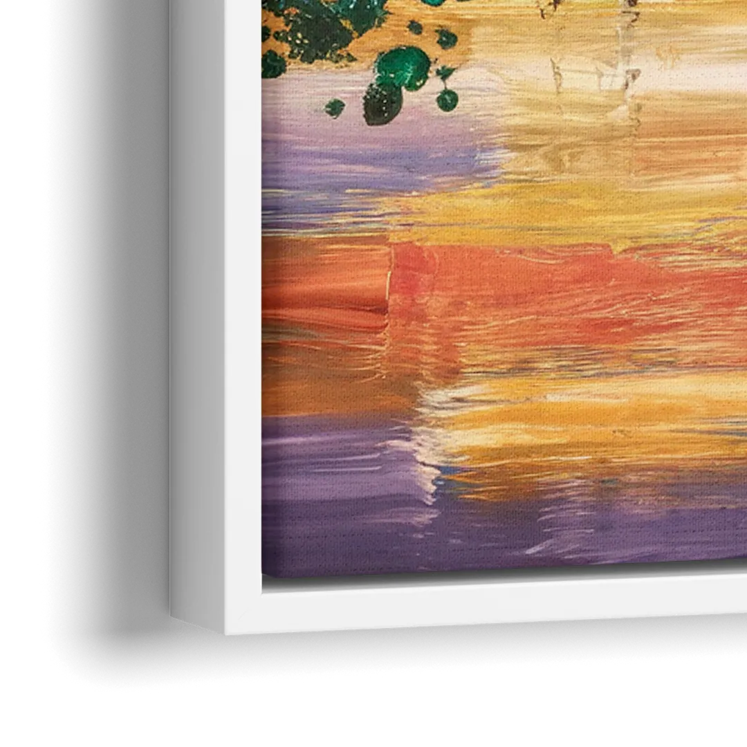 Houston Cultural Essence - Close-Up White Frame Canvas