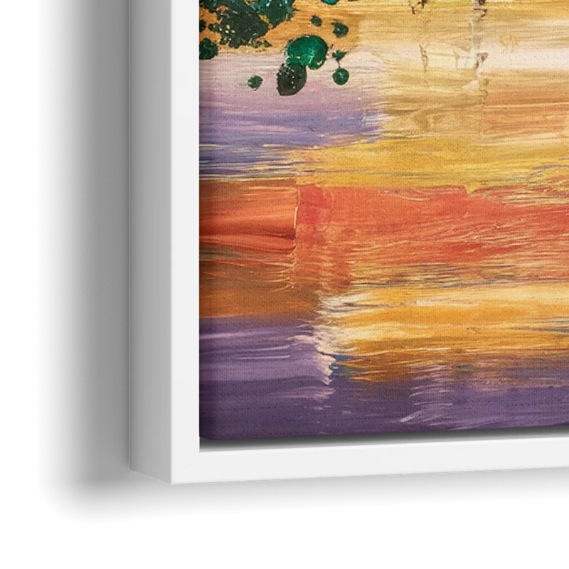 Houston Cultural Essence - Close-Up White Frame Canvas