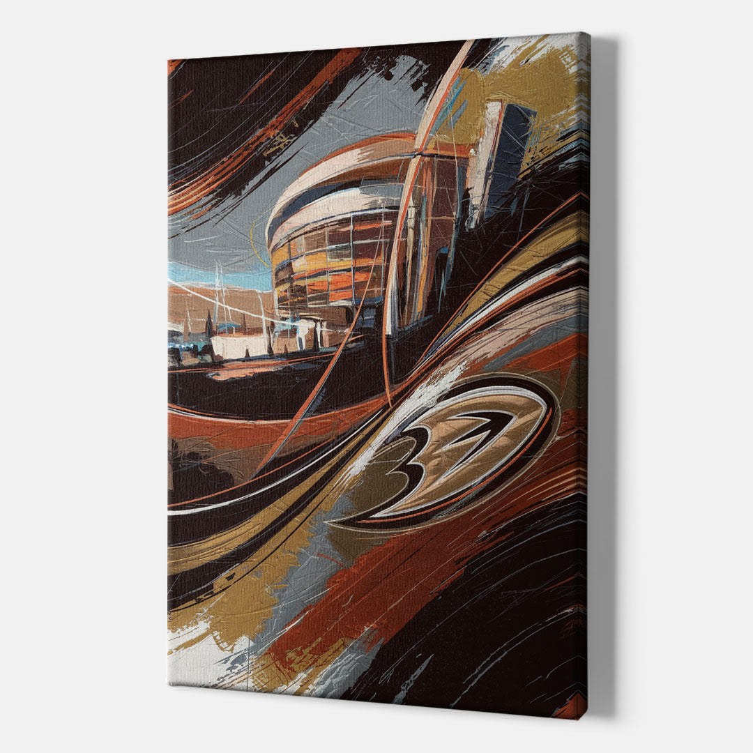 Anaheim Ducks Legacy - Canvas Wall Art Indoor