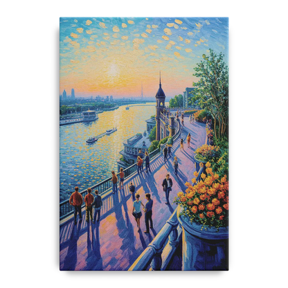 Dufferin Terrace View - Canvas Wall Art