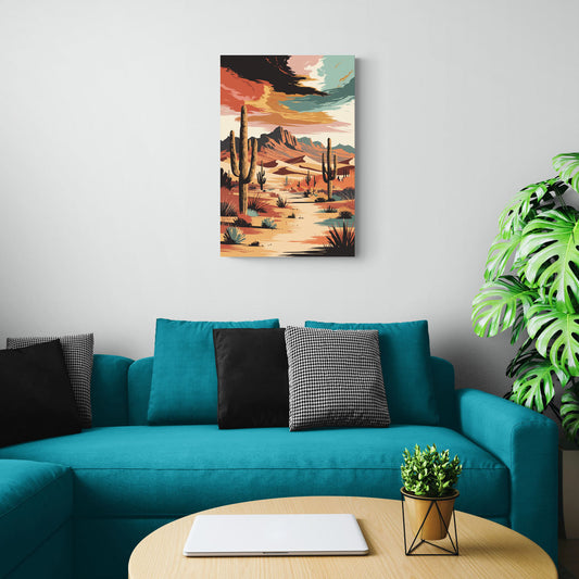 Phoenix Scenic Desert Beauty - Canvas Wall Art Living Room