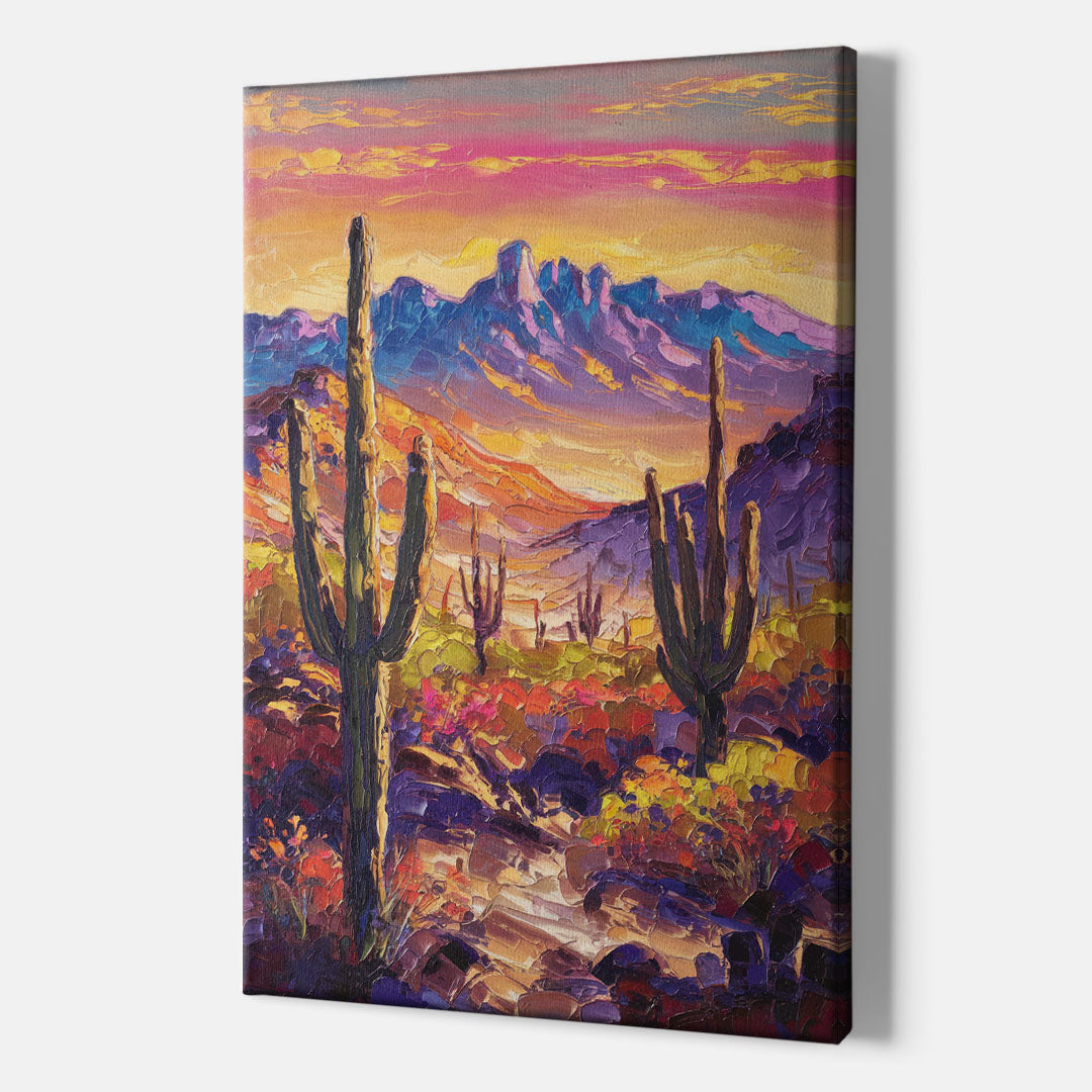Phoenix Arizona Scenic Views - Canvas Wall Art Indoor