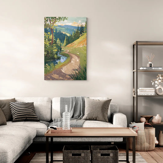 Eugene Nature Trails - Canvas Wall Art Living Room