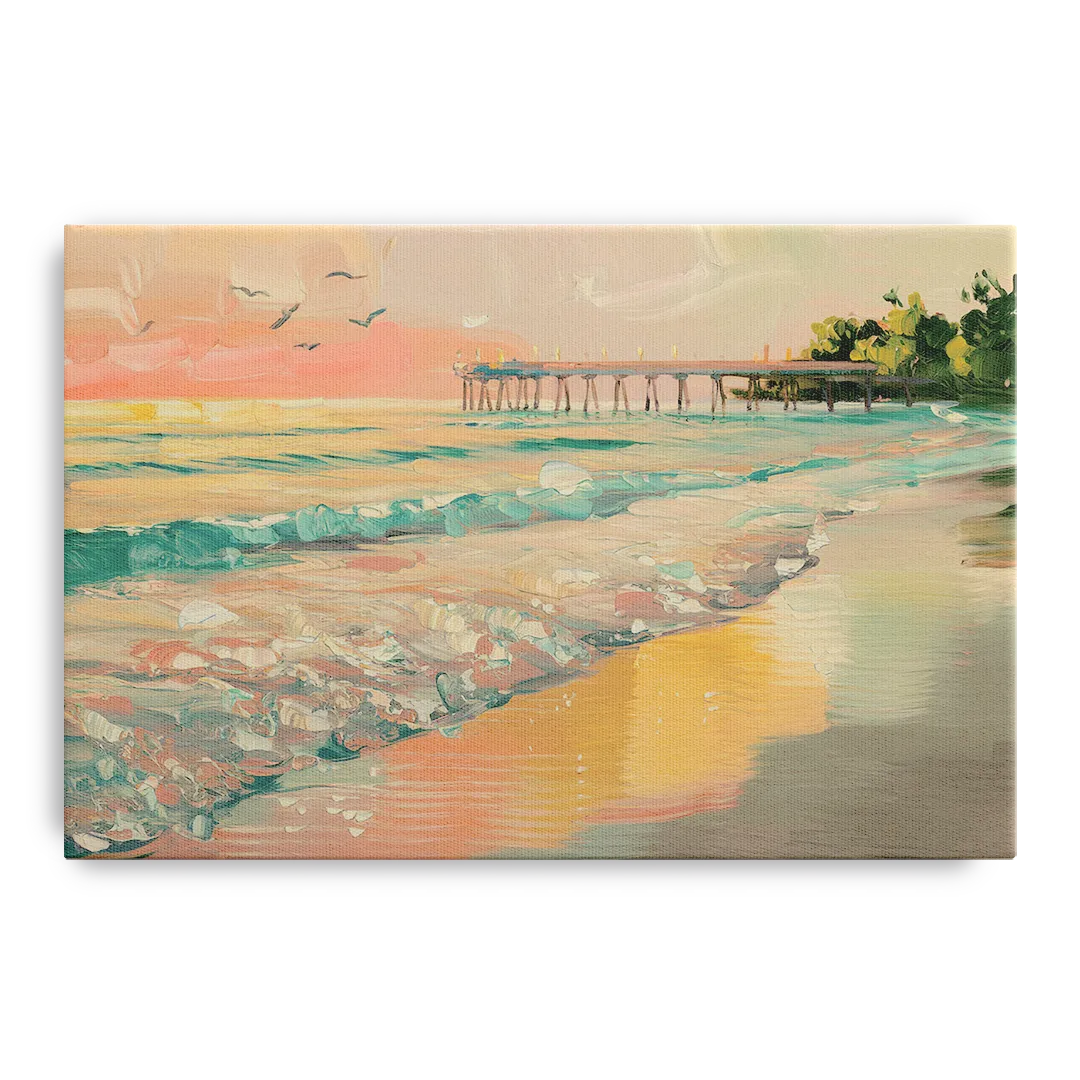 Naples Gulf Shore Serenity - Canvas Wall Art