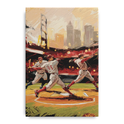 Cincinnati Reds Legendary Players - Canvas Wall Art