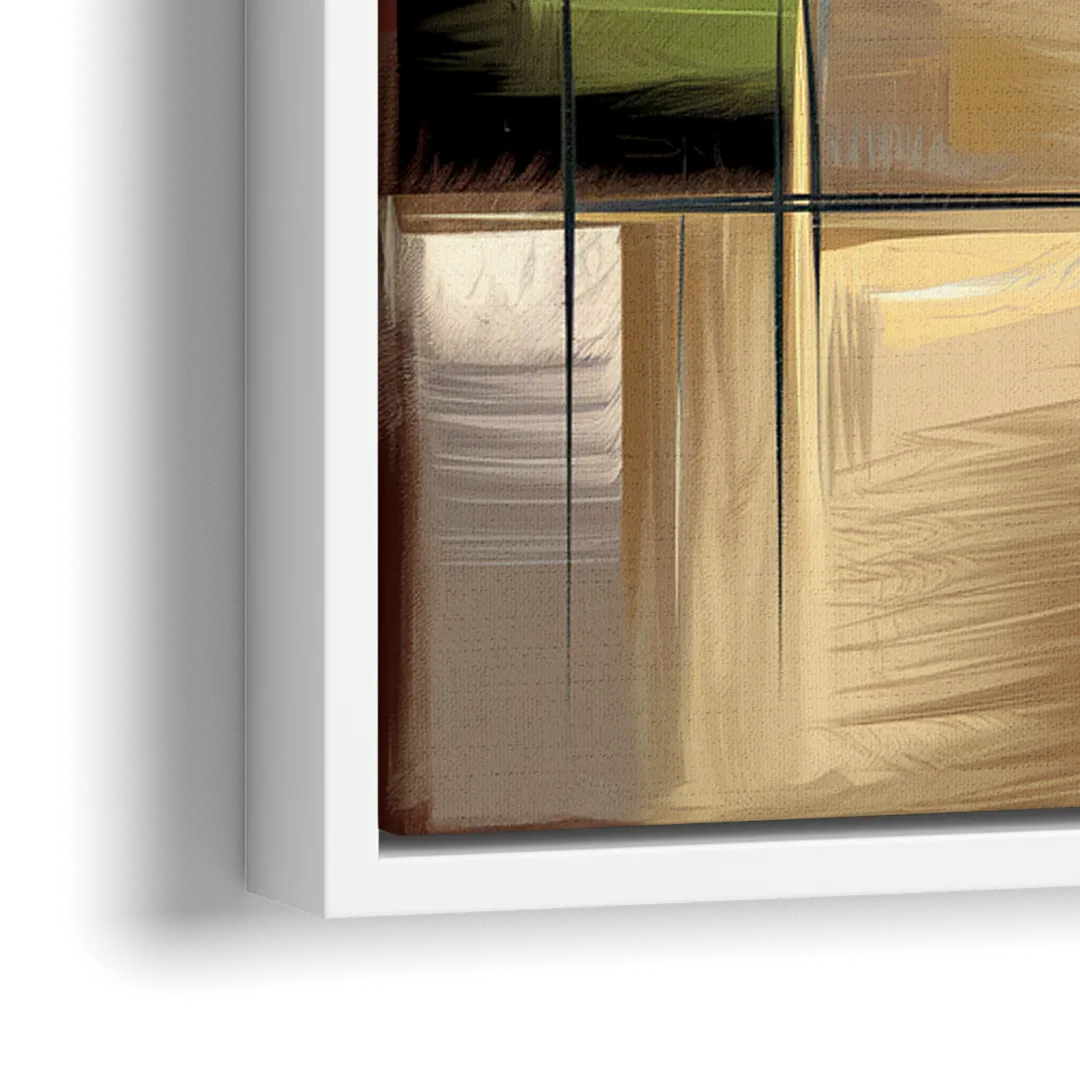 Knoxville College Spirit - Close-Up White Frame Canvas