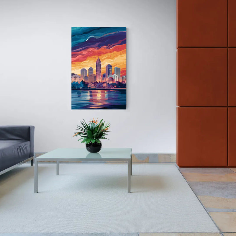 Atlanta Street Photography - Canvas Wall Art Living Room