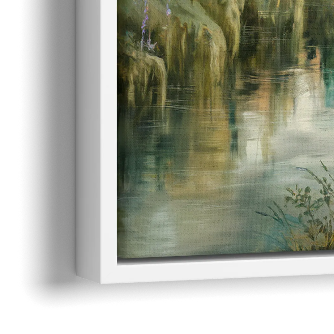 Burlington Nature Escapes - Close-Up White Frame Canvas