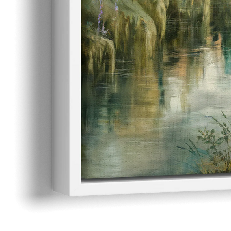 Burlington Nature Escapes - Close-Up White Frame Canvas