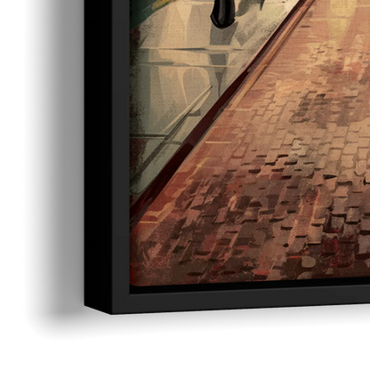 Joseph Historic Downtown - Close-Up Black Frame Canvas