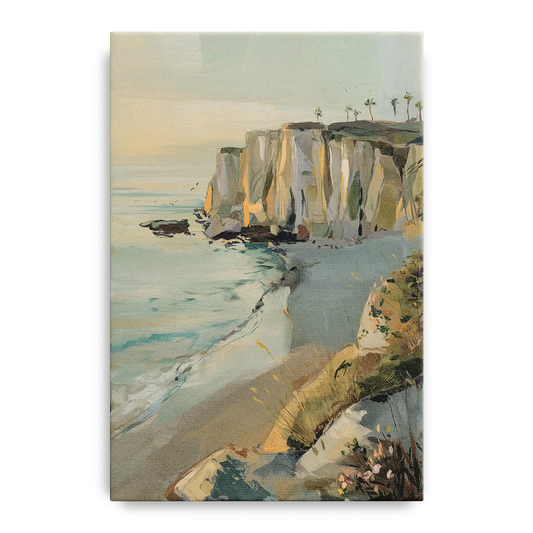 La Jolla Cliffside Beauty - Canvas Wall Art