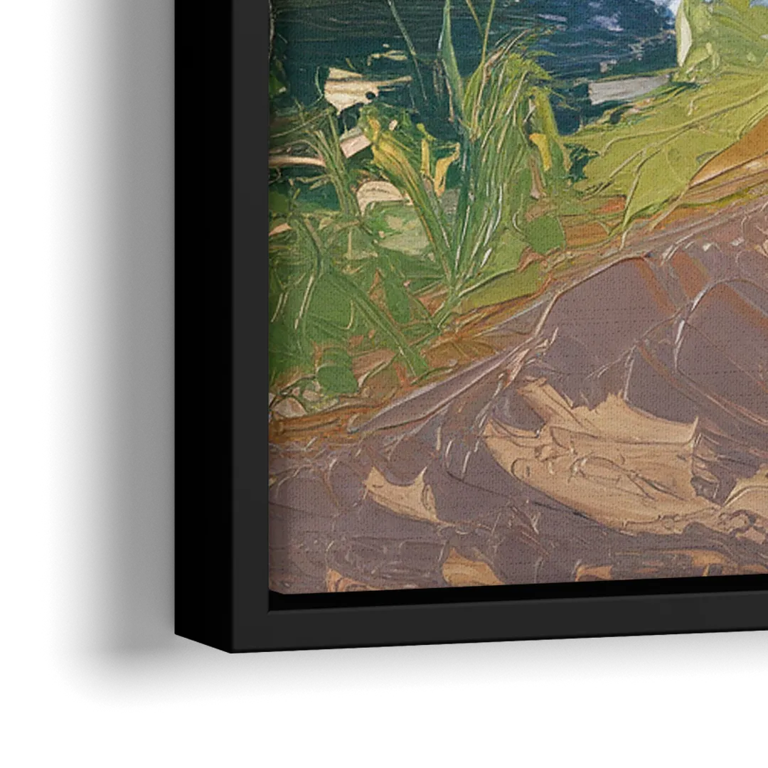 Eugene Nature Trails - Close-Up Black Frame Canvas